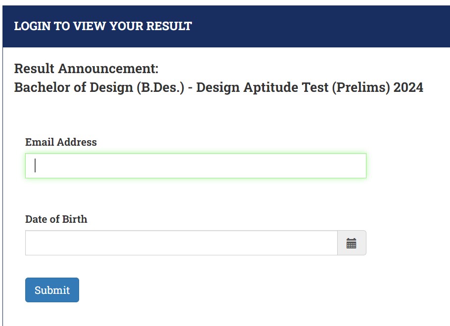 NID DAT Prelims Result 2024 Released For BDes Programme; Get Download